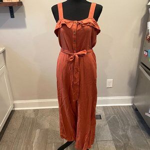 Billabong orange jumpsuit